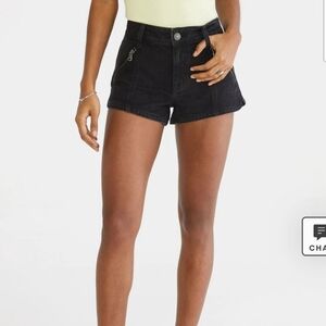 Aeropostale Black Denim Shorts